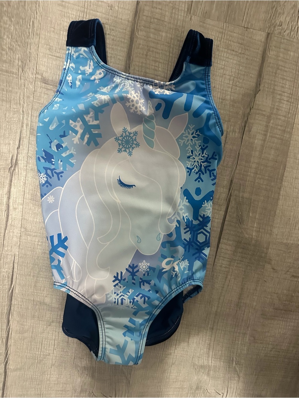 GK Blue Unicorn Snowflake Girls size CS